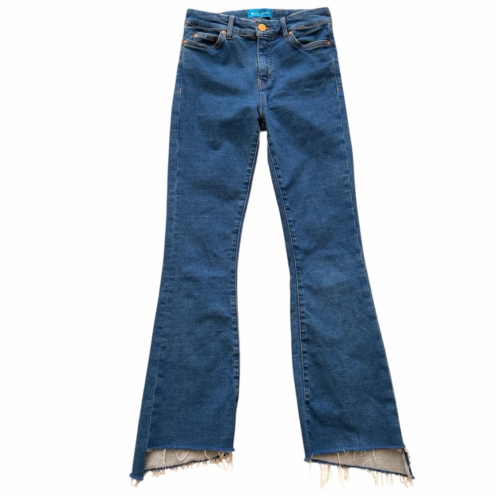 M. I. H. Jeans Palo Blue Bodycon Marrakesh High Rise Slim Kick Flare Jean 25/26